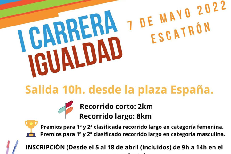Carrera igualdad Escatrón