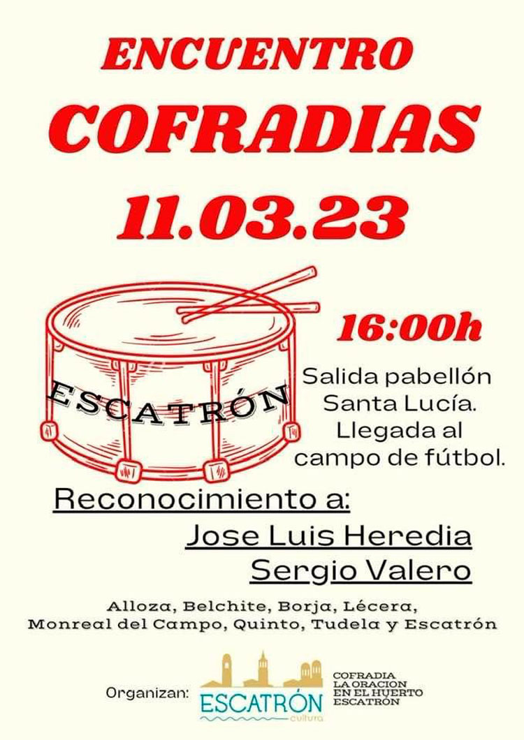 Encuentro cofradías Escatrón