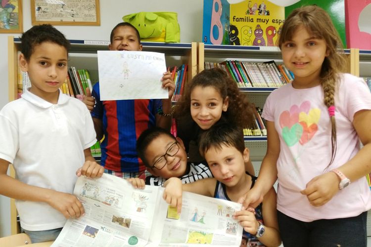 Actividades infantiles en la biblioteca de Gelsa