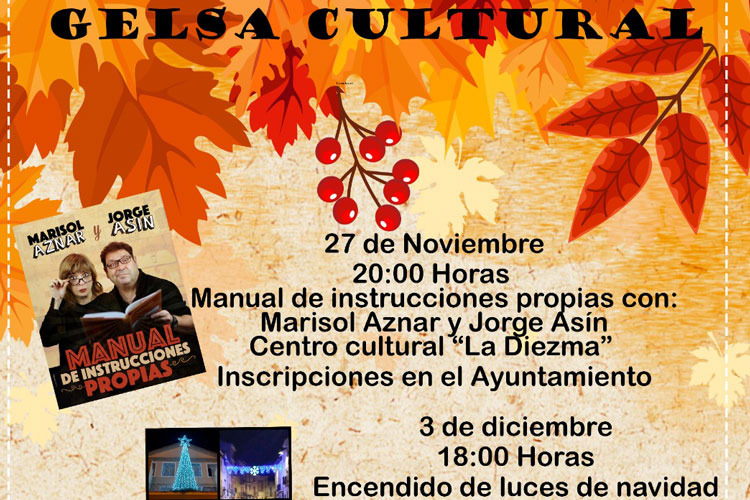 Otoño cultural Gelsa 2021