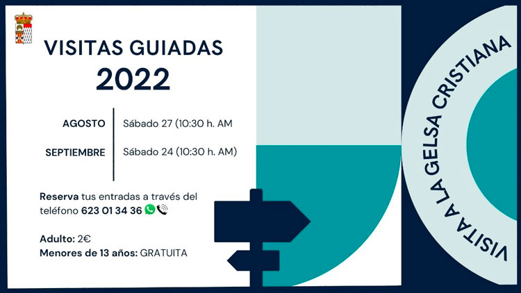 Cartel visitas guiadas Gelsa