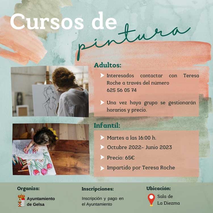 Cursos pintura Gelsa