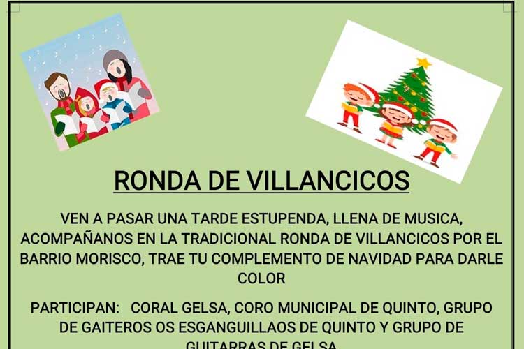 Ronda villancicos Gelsa