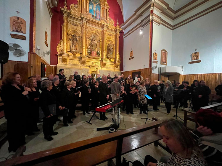 Foto del concierto que tuvo lugar en Sástago