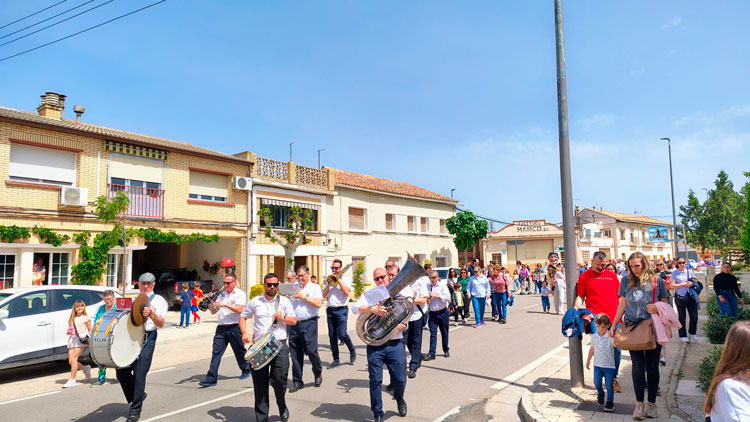 Imagen de archivo de las fiestas de San Pedro en Gelsa de 2025.