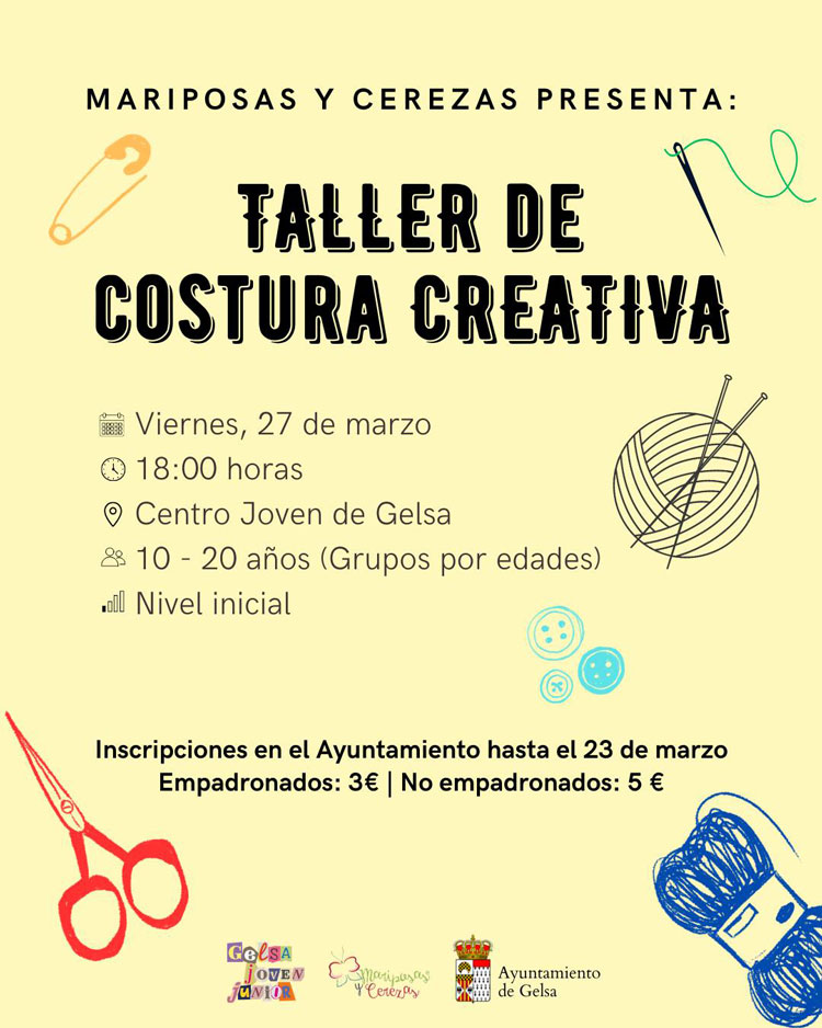 Taller costura Gelsa