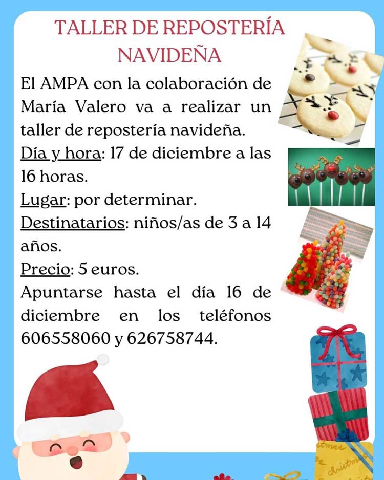 Repostería navideña en La Zaida