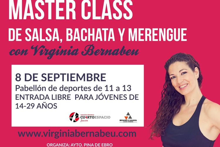 Master class de baile en Pina de Ebro