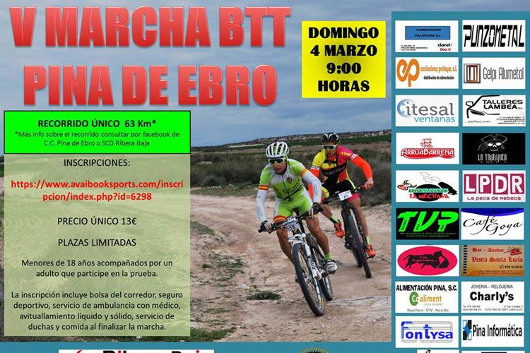 Cartel BTT Pina