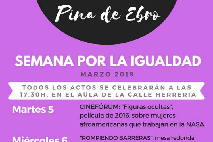 Semana de la igualdad en Pina