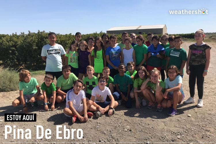 científicos en Pina de Ebro