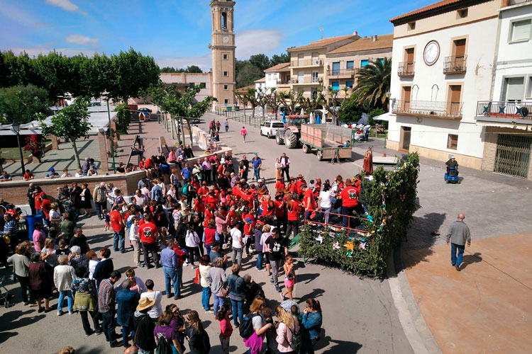 Foto de archivo de las fiestas de San Gregorio en Pina en 2019