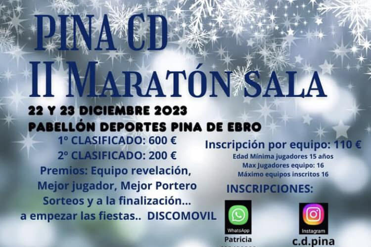 Maratón fútbol sala Pina