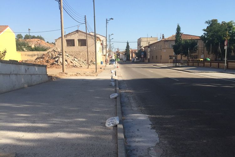 Obras de saneamiento en Quinto
