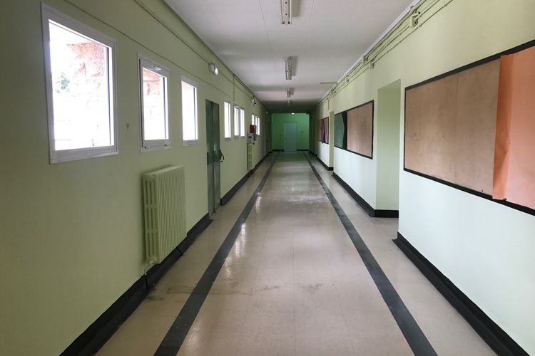 Obras en el colegio de Quinto