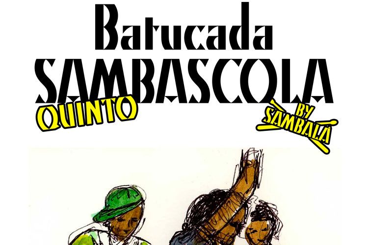 Cartel escuela batukada Quinto