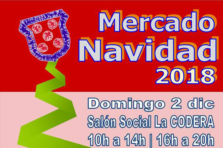 Cartel mercado Navidad Quinto