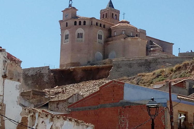 Foto de archivo del muro caído en julio de 2019