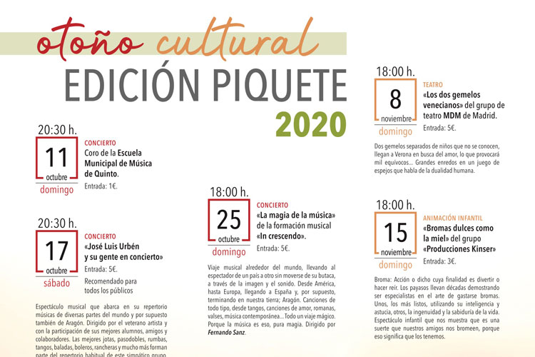 Otoño cultural edición Piquete