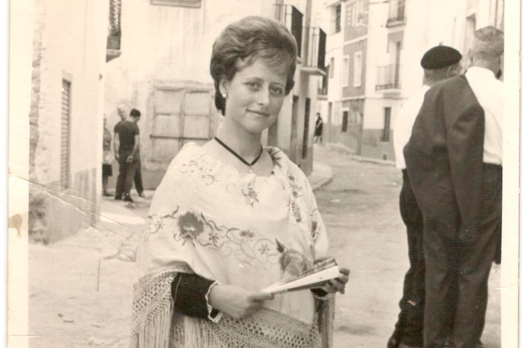 Manola Pallás en una foto de juventud