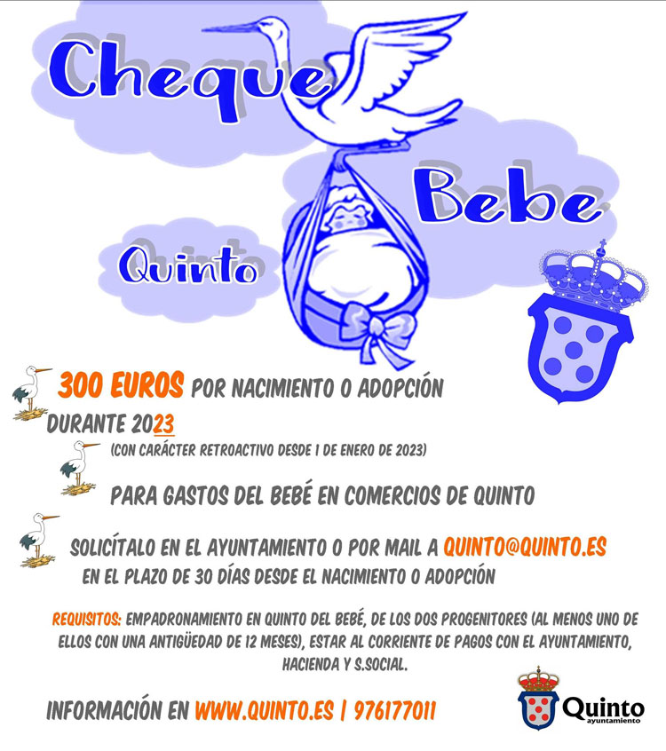 Cheque bebé