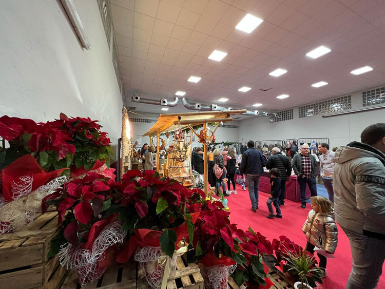 Foto de archivo de una edición anterior del mercado de Navidad de Quinto