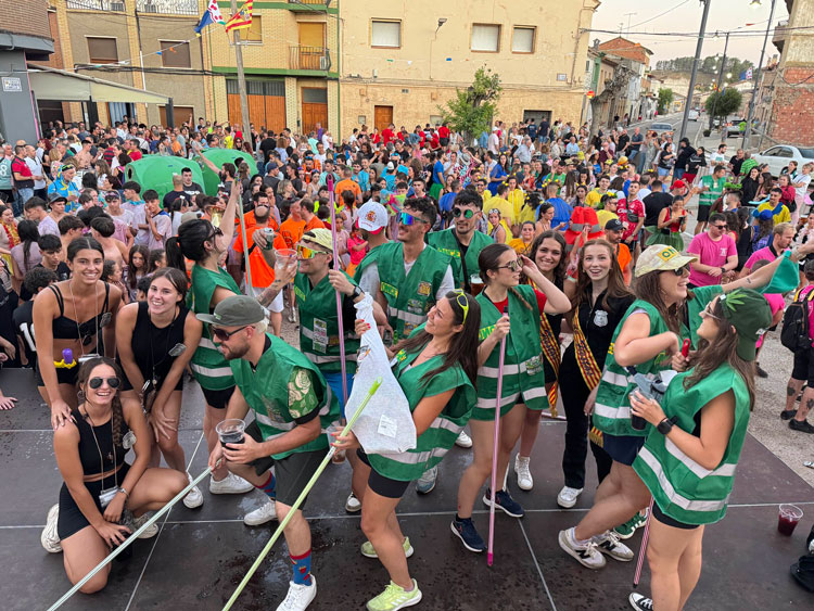 Foto de archivo de las fiestas de Santa Ana de Quinto.