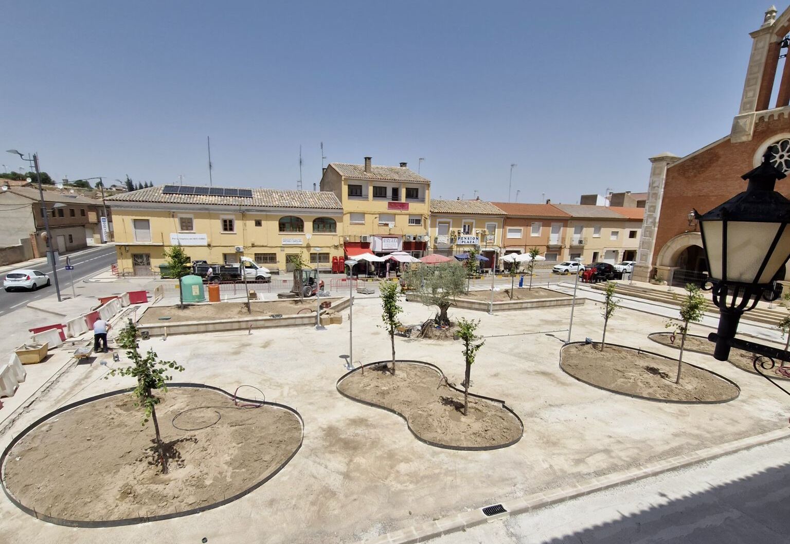Obras Plaza España Quinto