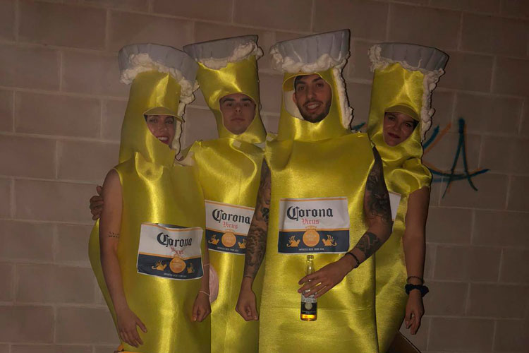 Imagen de archivo de los carnavales de Sástago 2020