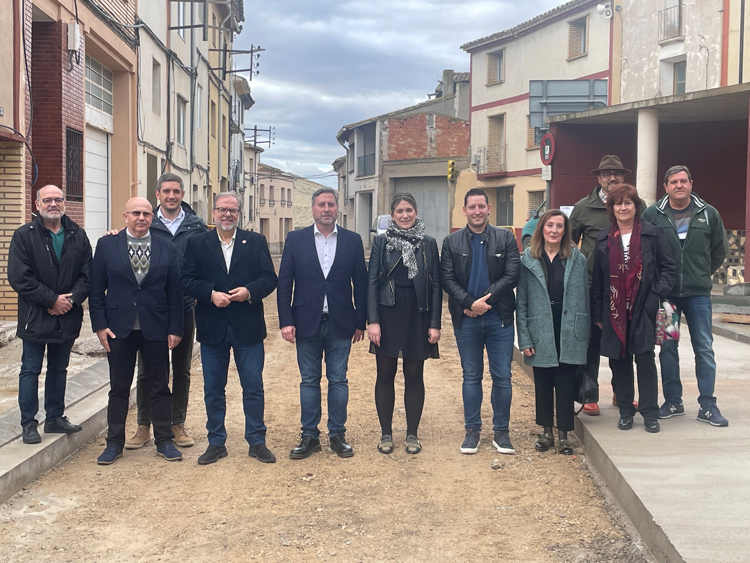 Visita a las obras de la variante