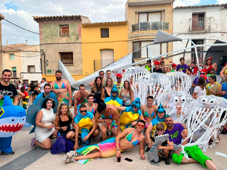 Foto de archivo de las fiestas de Sástago de 2023