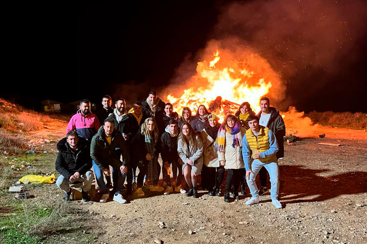 Foto de archivo de las fiestas de San Antón de Sástago de 2023
