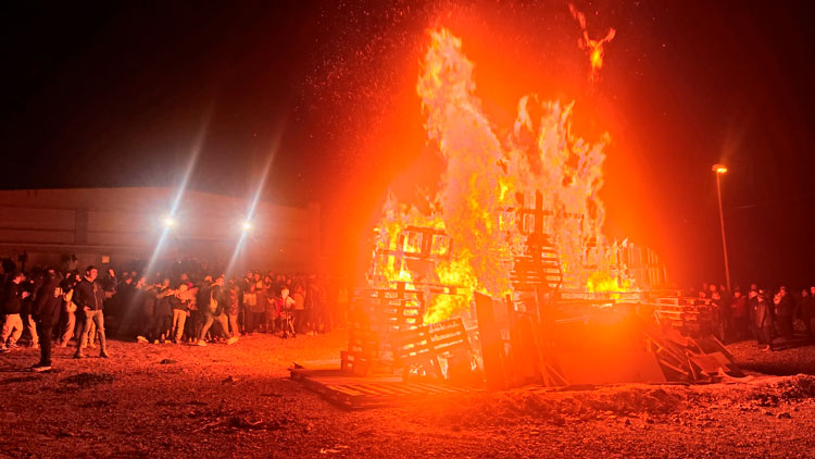 Foto de archivo de las fiestas de San Antón de Sástago de 2024