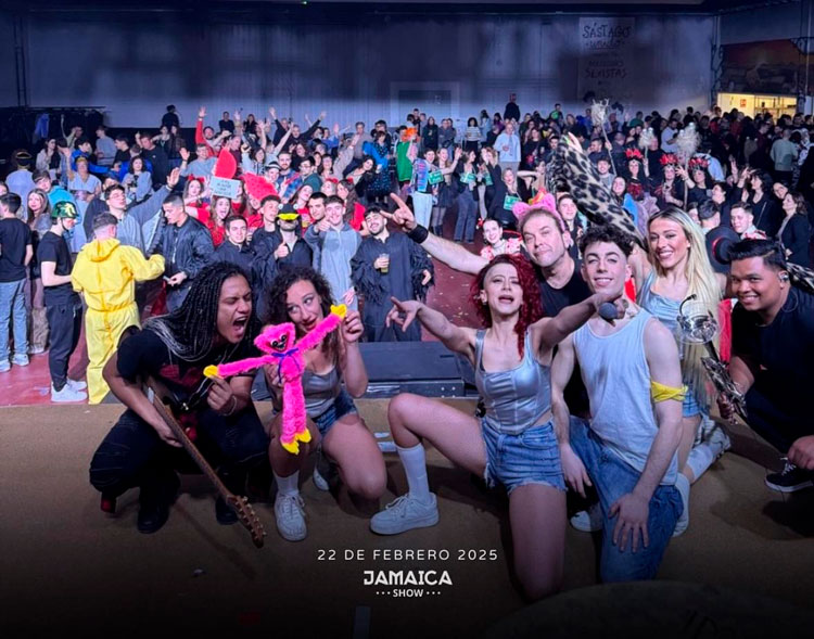 Foto de archivo de los carnavales de Sástago de 2025.